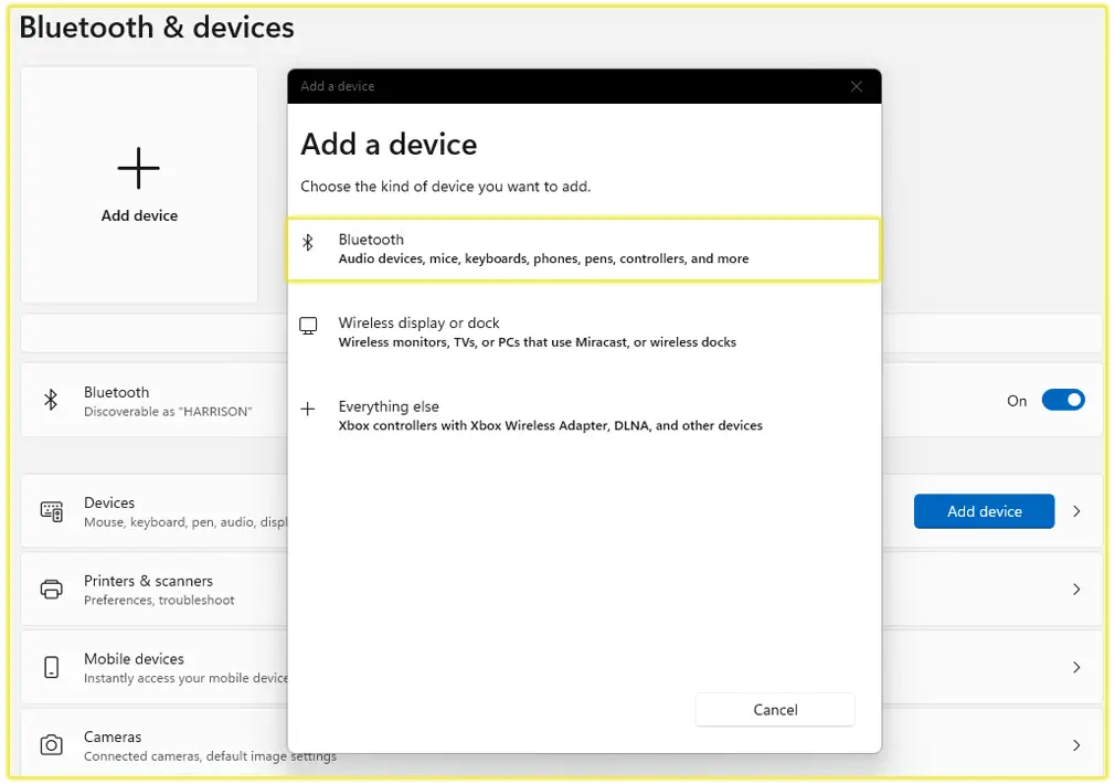 Enable Bluetooth on PC 01