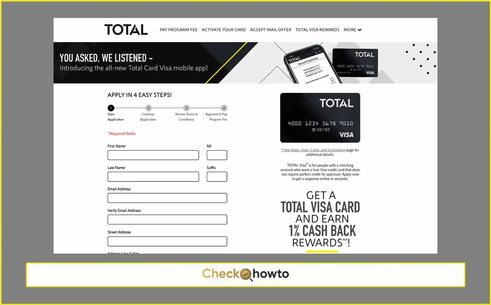 Total Visa Card Reviews & More