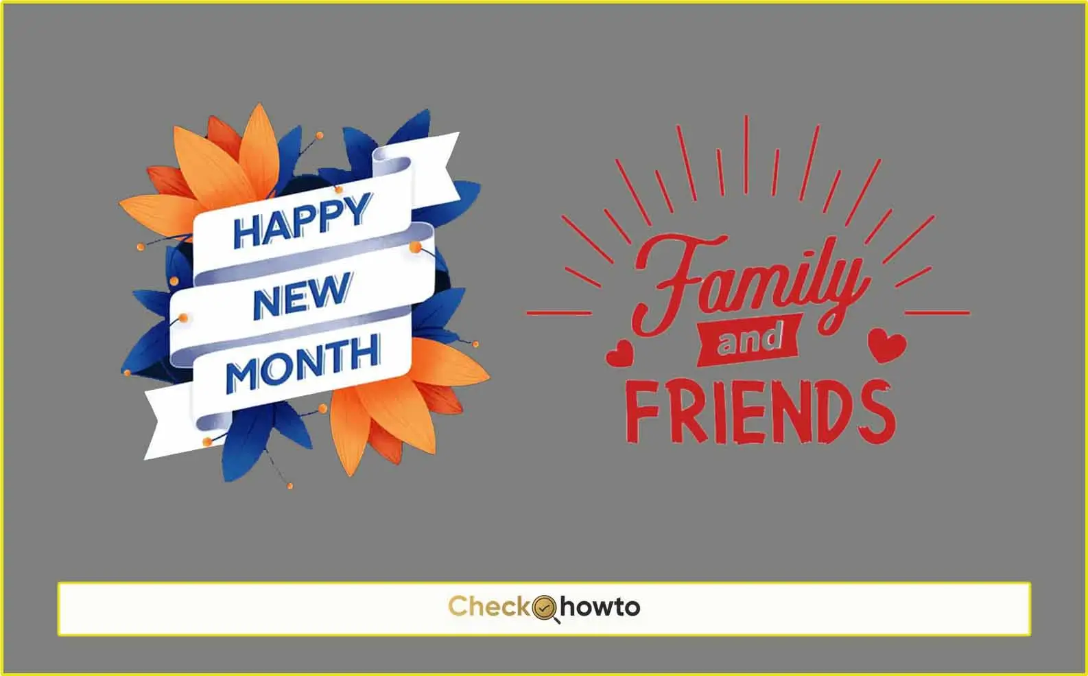 Happy New Month Wishes for Family and Friends