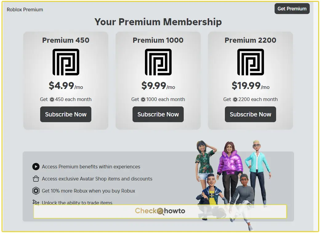 How Much Is a Roblox Premium Subscription?