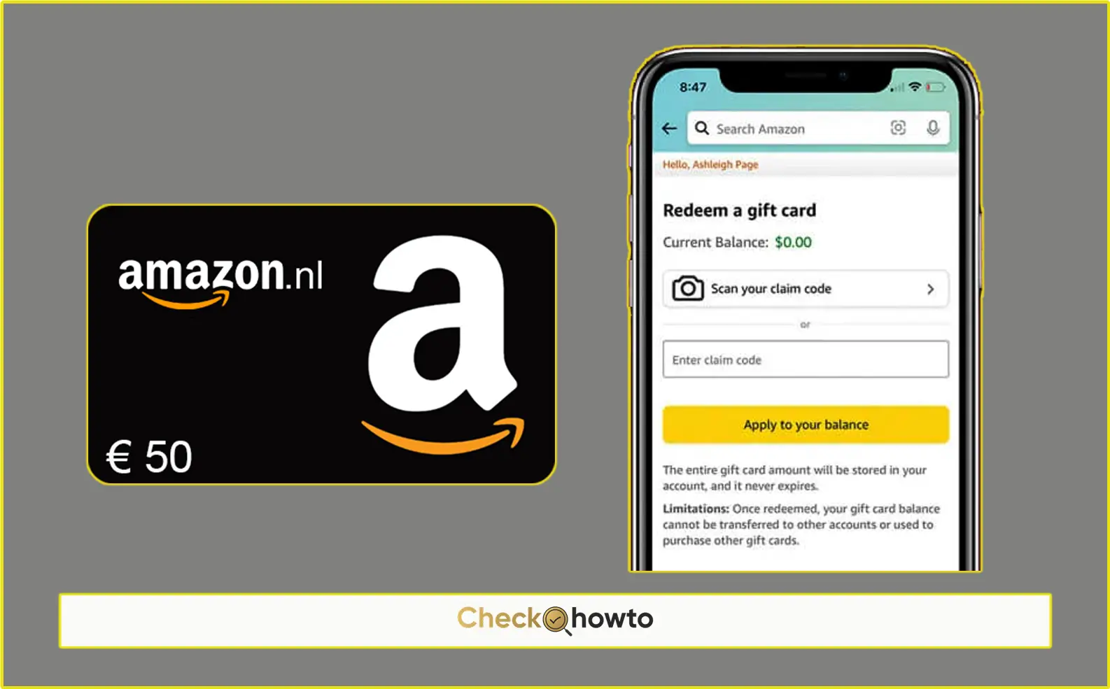 How To Redeem Amazon Gift Card On Mobile App