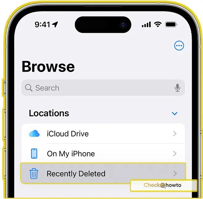 Recently Deleted Files On iPhone | Recover Deleted Files On iPhone