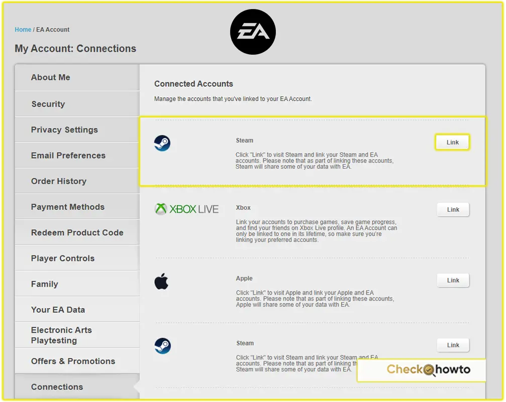 How to Link Your EA Account to Steam