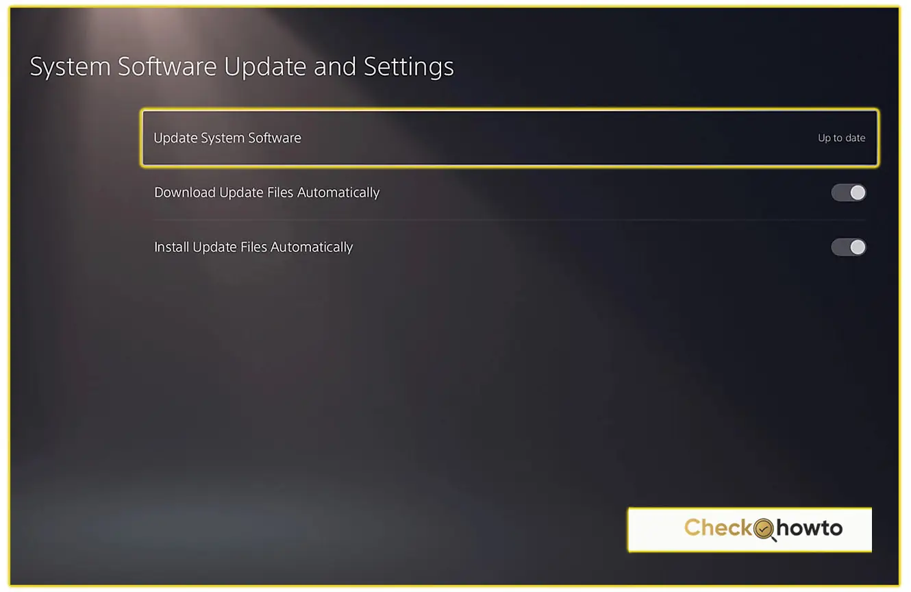 How to Enable Automatic Updates on PS5