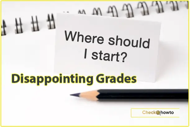 How to Deal with Disappointing Grades