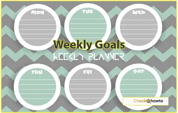 Weekly Goals: Setting, Tracking & Achieving Success